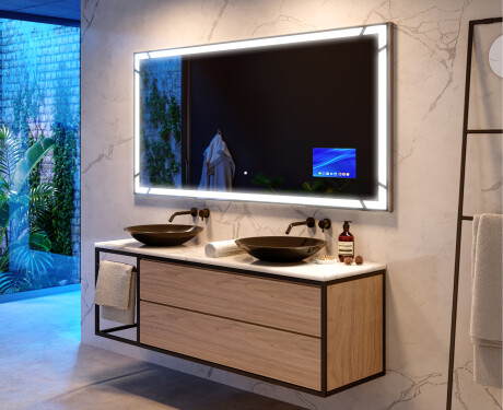 Espelho de parede de banho LED SMART L126 Apple #10