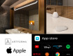 Espelho de parede com luz LED SMART L128 Apple #2