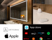 Espelho de parede de banho LED SMART L129 Apple #2