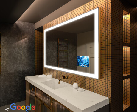 Espelho SMART com iluminação LED L01 Série Google #1
