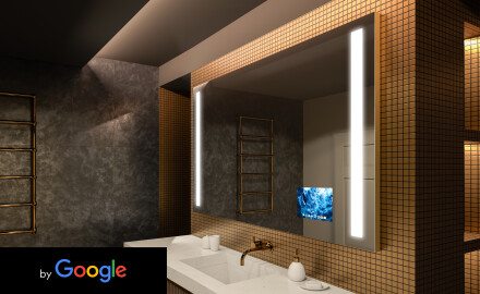 Espelho SMART com iluminação LED L02 Série Google
