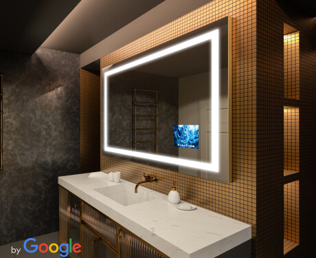 Espelho SMART com iluminação LED L15 Série Google #1