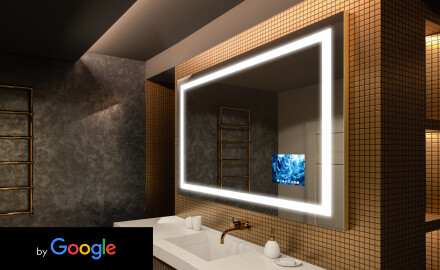 Espelho SMART com iluminação LED L15 Série Google