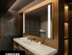 Espelho de parede com luz LED SMART L02 Samsung