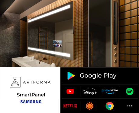 Espelho de parede de banho LED SMART L09 Samsung #2