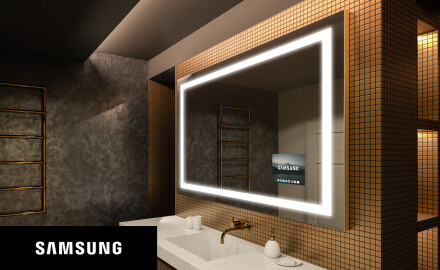 Espelho de parede com luz LED SMART L15 Samsung