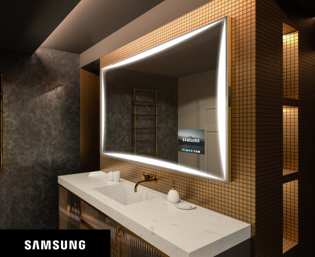 Espelho de parede com luz LED SMART L77 Samsung #1