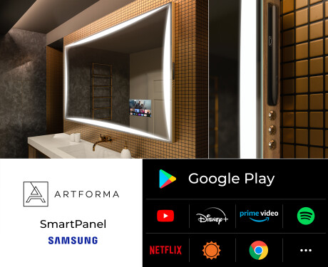 Espelho de parede com luz LED SMART L77 Samsung #2