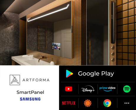 Espelho de parede de banho LED SMART L128 Samsung #2