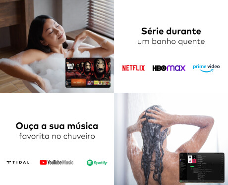 Espelho de parede de banho LED SMART L128 Samsung #5