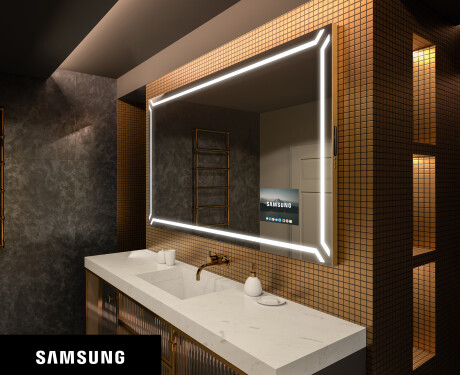 Espelho de parede com luz LED SMART L129 Samsung