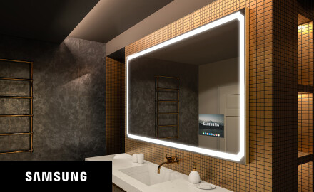 Espelho de parede com luz LED SMART L138 Samsung