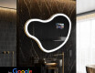 Espelho irregular de banho LED SMART N222 Google