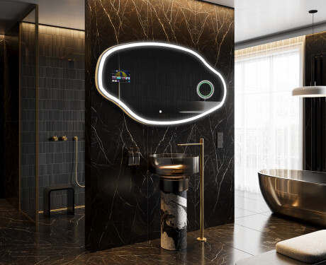 Espelho irregular de banho LED SMART O222 Google #8
