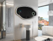 Espelho irregular de banho LED SMART O223 Google #10
