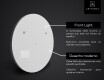 Espelho redondo de banho LED SMART L33 Apple #2