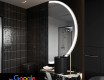Espelho LED Elegante em Forma de Meia-Lua - Para Casa de Banho SMART A222 Google
