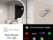 Espelho LED Elegante em Forma de Meia-Lua - Para Casa de Banho SMART A222 Google #2