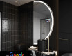Espelho LED Elegante em Forma de Meia-Lua - Para Casa de Banho SMART A223 Google