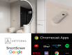 Espelho LED Elegante em Forma de Meia-Lua - Para Casa de Banho SMART A223 Google #2