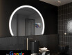 Espelho LED Elegante em Forma de Meia-Lua - Para Casa de Banho SMART W222 Google