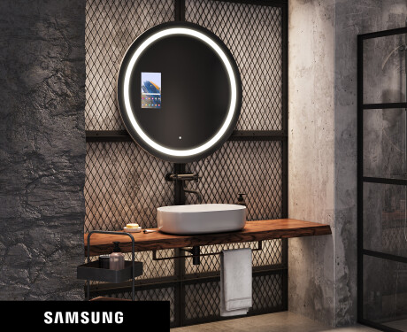 Espelho redondo de banho LED SMART L33 Samsung