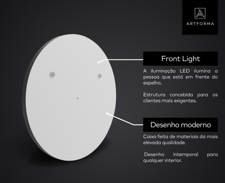 Espelho redondo de banho LED SMART L33 Samsung #2