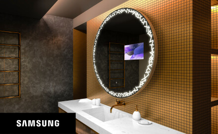 Espelho redondo de banho LED SMART L115 Samsung