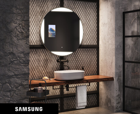 Espelho redondo de banho LED SMART L116 Samsung