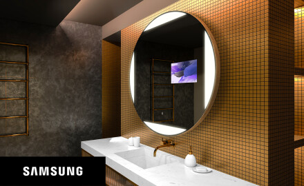 Espelho redondo de banho LED SMART L116 Samsung