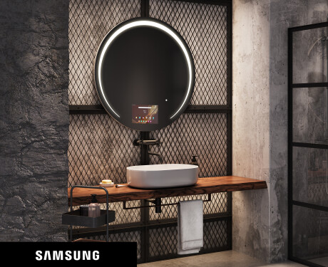 Espelho redondo de banho LED SMART L153 Samsung