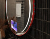 Espelho redondo de banho LED SMART L153 Samsung #10