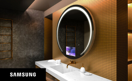 Espelho redondo de banho LED SMART L153 Samsung