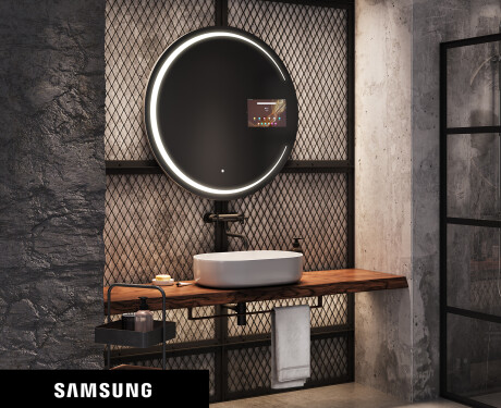 Espelho redondo de banho LED SMART L156 Samsung #1