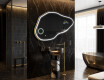 Espelho irregular de banho LED SMART P223 Google #8