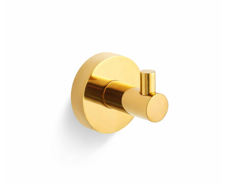 CLASSIC - Gancho simples para toalha / dourado brilhante