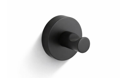CLASSIC - Gancho simples para toalha / preto mate