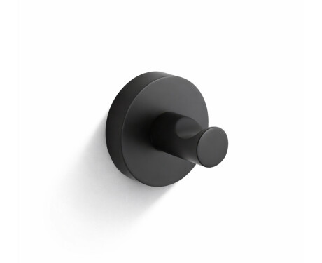 CLASSIC - Gancho simples para toalha / preto mate