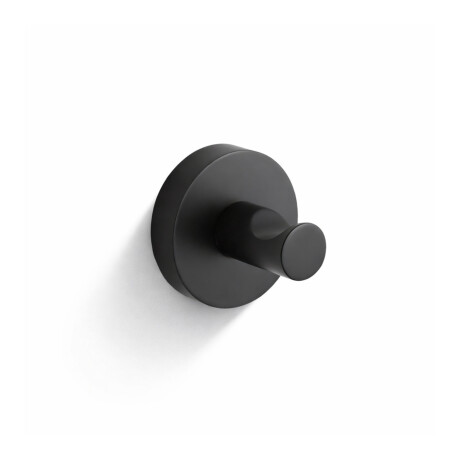 CLASSIC - Gancho simples para toalha / preto mate #1