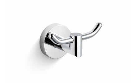 CLASSIC - Gancho duplo para toalhas / cromado