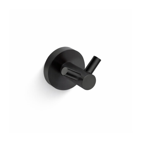 CLASSIC - Gancho duplo para toalhas / preto mate #1