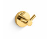 CLASSIC - Gancho duplo para toalhas / dourado brilhante