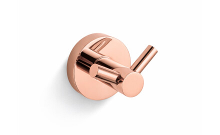 CLASSIC - Gancho duplo para toalhas / rosa dourado brilhante