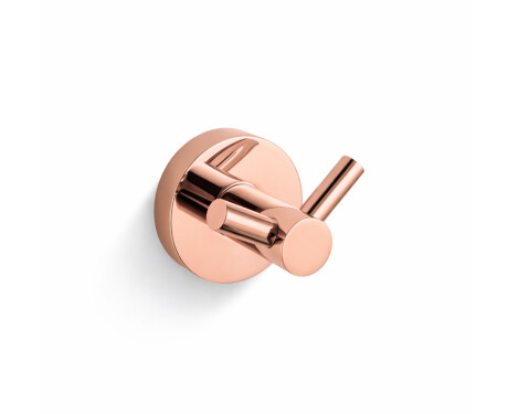 CLASSIC - Gancho duplo para toalhas / rosa dourado brilhante
