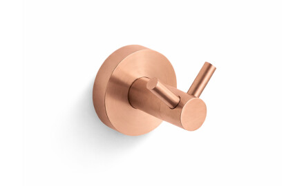CLASSIC - Gancho duplo para toalhas / rosa-dourado escovado