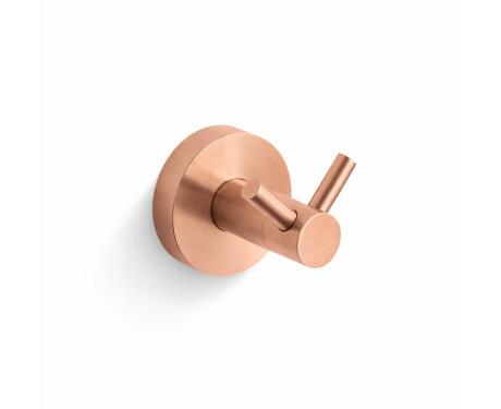 CLASSIC - Gancho duplo para toalhas / rosa-dourado escovado