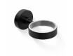 CLASSIC - Suporte para copo 80.003/003.1, saboneteira 80.004/004.1 / preto mate / * vidro a encomendar separadamente