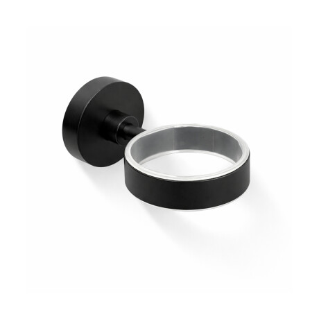 CLASSIC - Suporte para copo 80.003/003.1, saboneteira 80.004/004.1 / preto mate / * vidro a encomendar separadamente #1