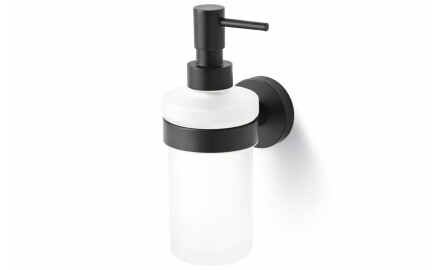 CLASSIC - Dispensador de sabonete líquido / vidro mate / preto mate