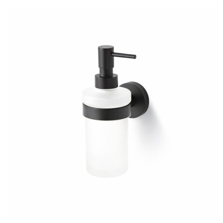 CLASSIC - Dispensador de sabonete líquido / vidro mate / preto mate #1